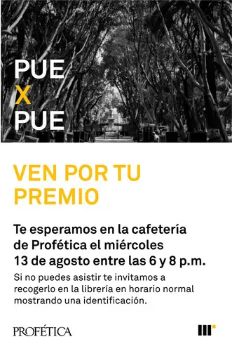 Ven por tu premio